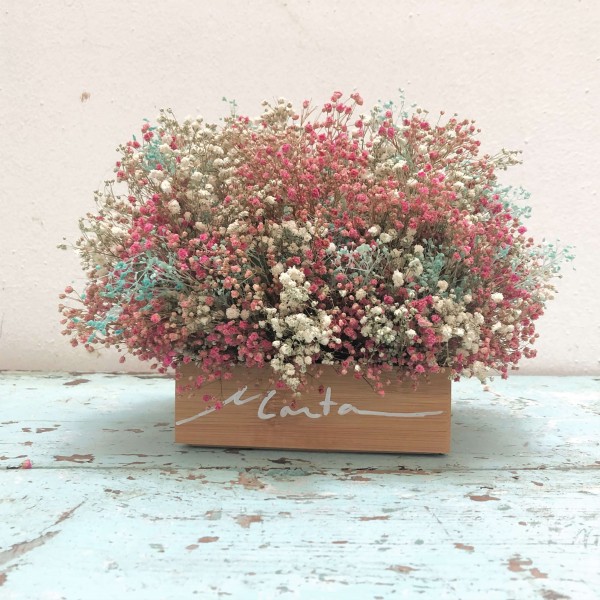 caja con flores preservadas ESPECIAL MAMÁ